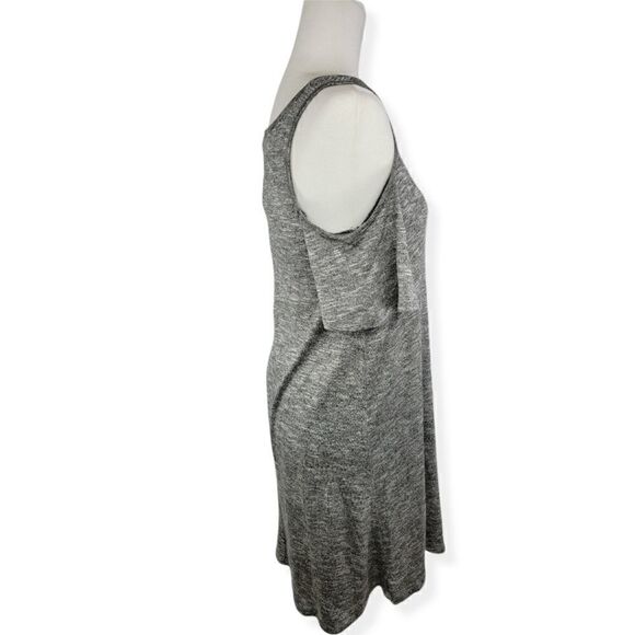 a.n.a Cold Shoulder A- line dress Gray  Size XL NWT - Picture 3 of 5